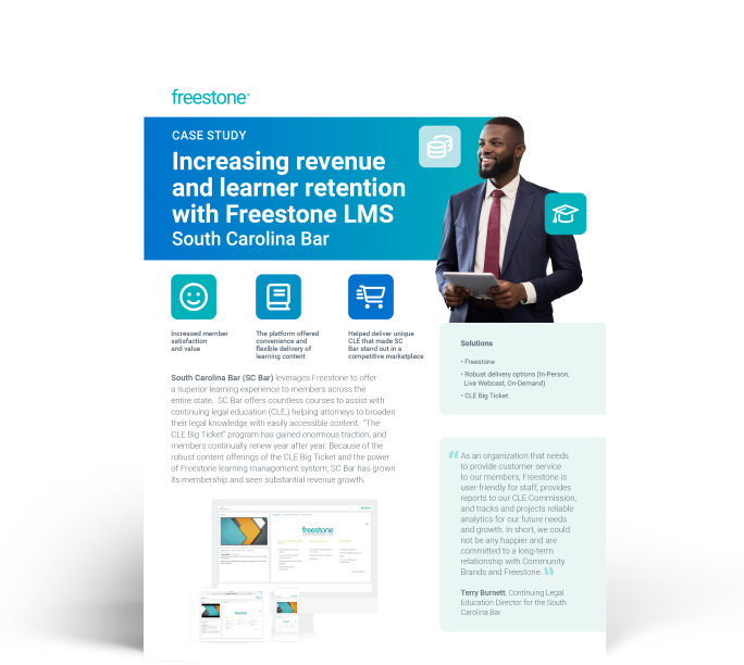 Customer Success Story | How South Carolina Bar increased revenue and learner retention with Freestone LMS