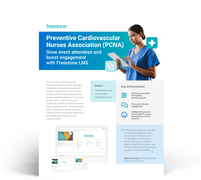 Preventive Cardiovascular Nurses Association (PCNA) Customer Success Story